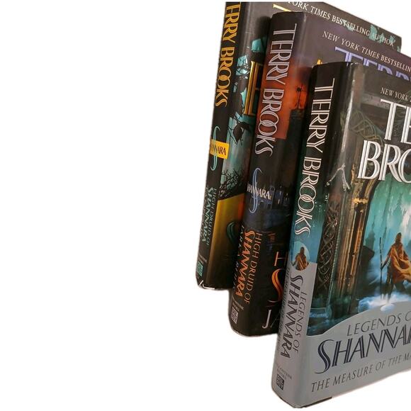 3 Books Terry Brooks Druid Shannara 1st Edition 2003 2004 Hardcover Dust Jacket - Picture 3 of 11